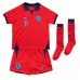 Engeland Marcus Rashford #11 Babykleding Uitshirt Kinderen WK 2022 Korte Mouwen (+ korte broeken)